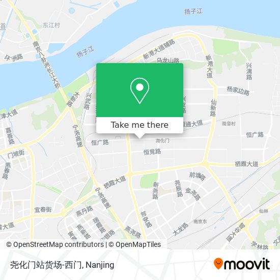 尧化门站货场-西门 map