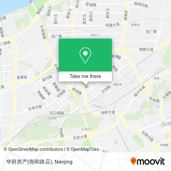 华府房产(尧和路店) map