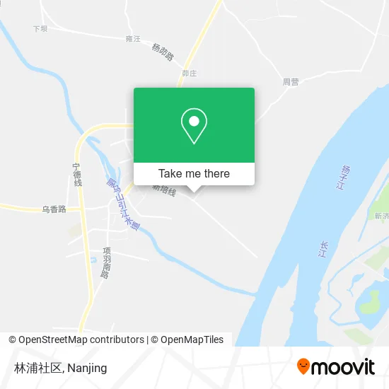 林浦社区 map