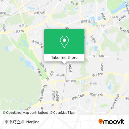 南京巧立净 map
