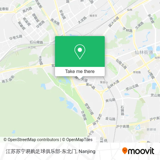 江苏苏宁易购足球俱乐部-东北门 map