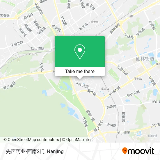 先声药业-西南2门 map