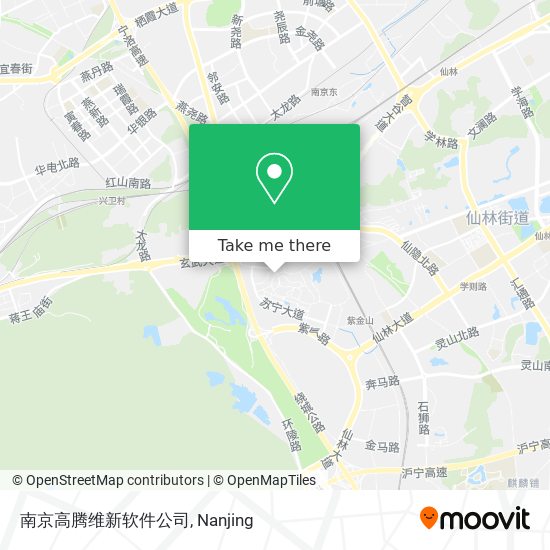 南京高腾维新软件公司 map