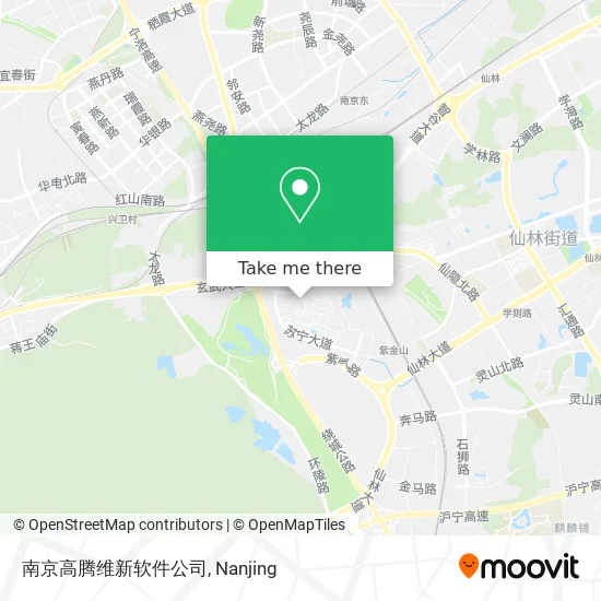 南京高腾维新软件公司 map