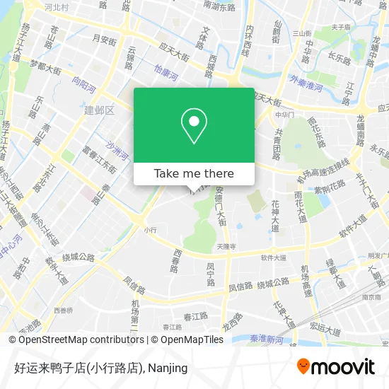 好运来鸭子店(小行路店) map