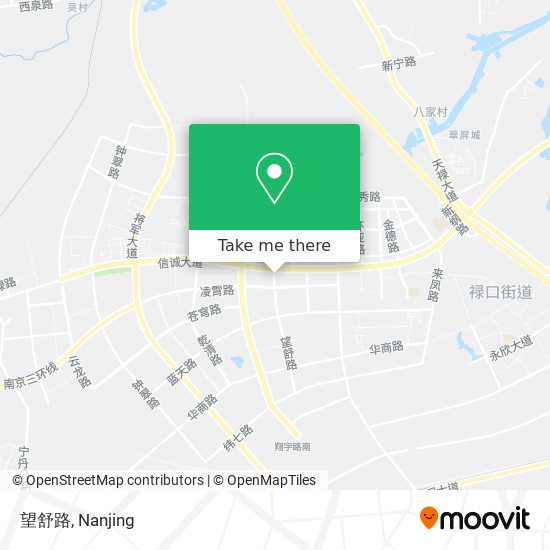 望舒路 map