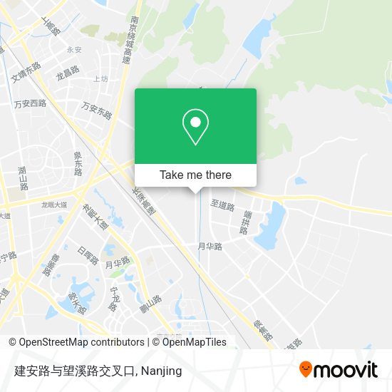 建安路与望溪路交叉口 map