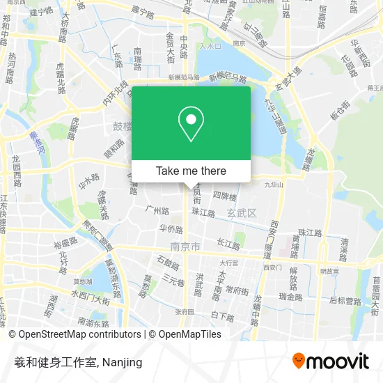 羲和健身工作室 map