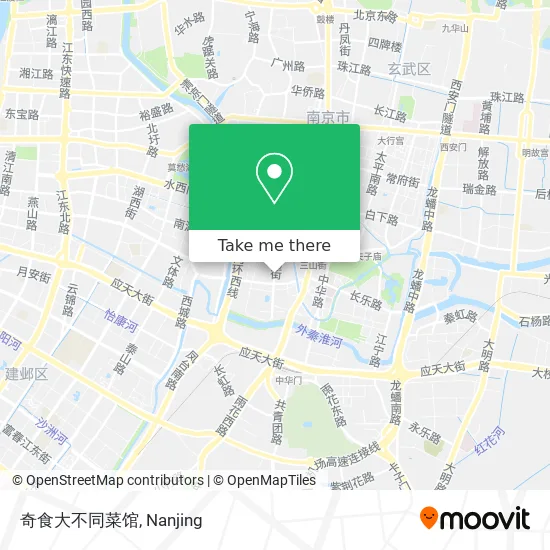 奇食大不同菜馆 map