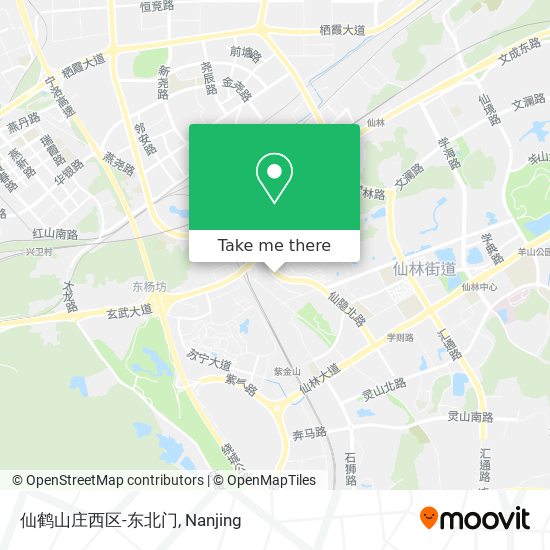仙鹤山庄西区-东北门 map