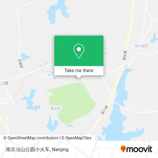 南京冶山公园小火车 map