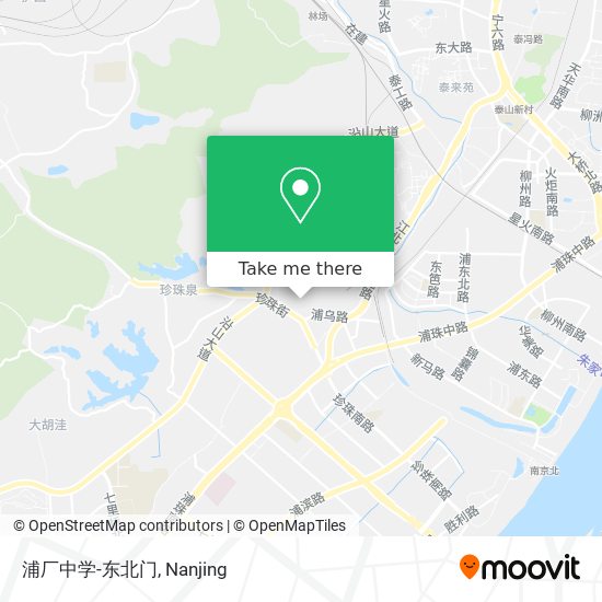 浦厂中学-东北门 map