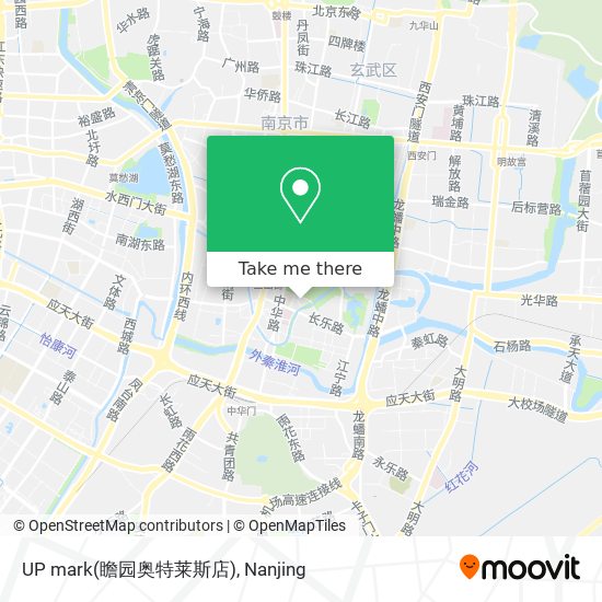 UP mark(瞻园奥特莱斯店) map