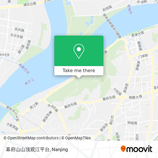 幕府山山顶观江平台 map