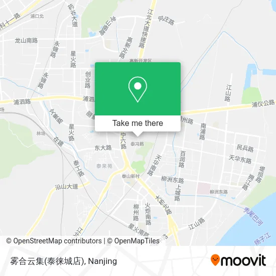 雾合云集(泰徕城店) map