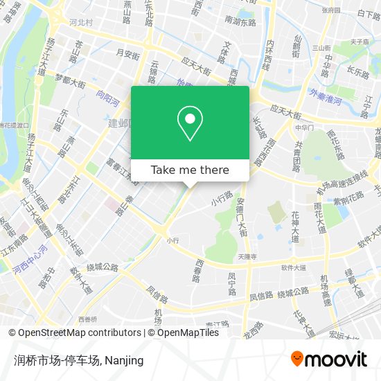 润桥市场-停车场 map