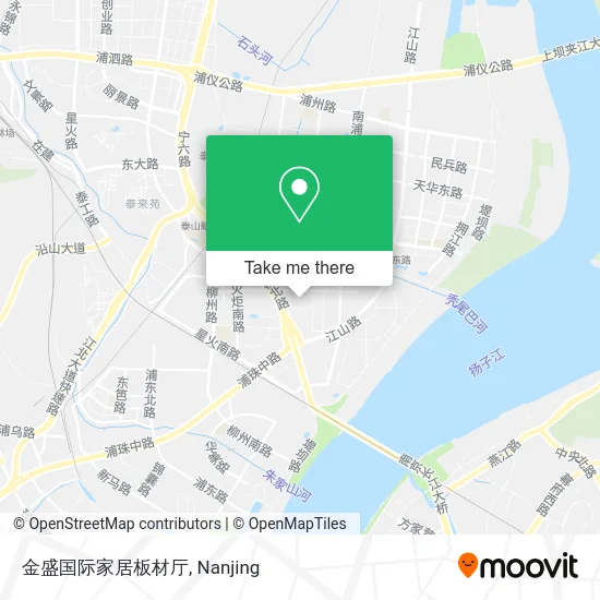 金盛国际家居板材厅 map