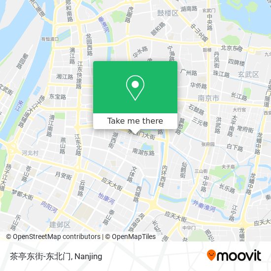 茶亭东街-东北门 map
