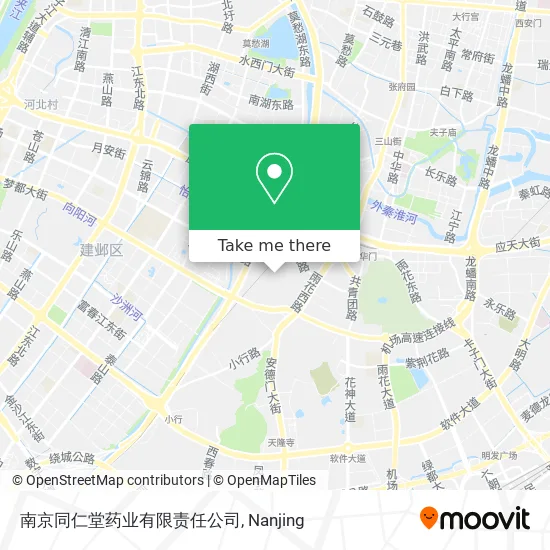 南京同仁堂药业有限责任公司 map