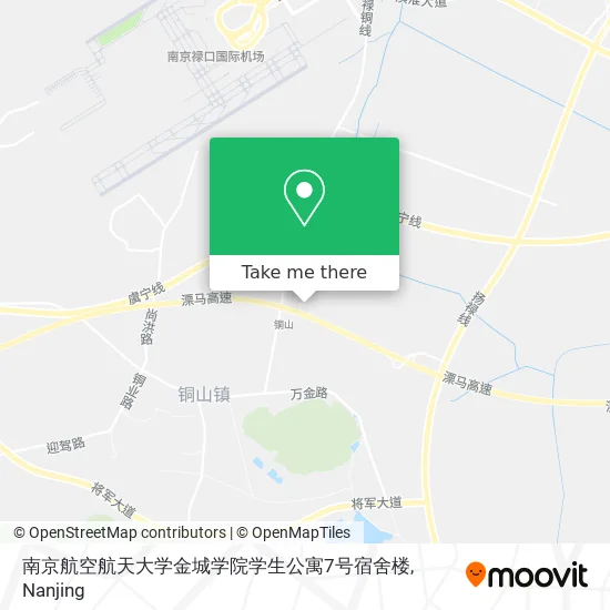 南京航空航天大学金城学院学生公寓7号宿舍楼 map