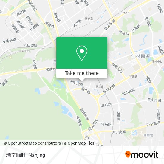 瑞辛咖啡 map