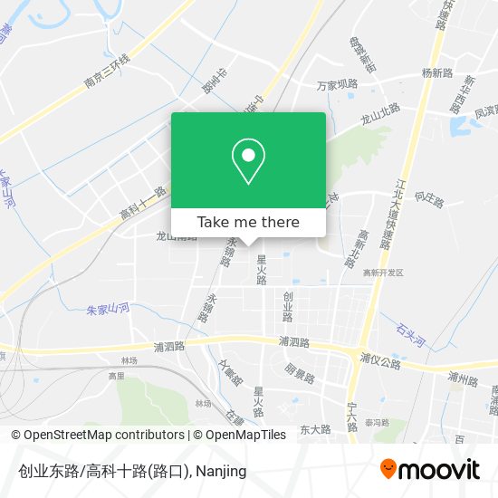创业东路/高科十路(路口) map