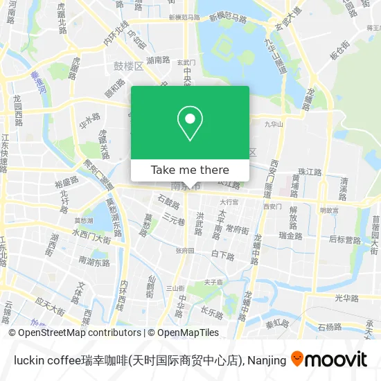 luckin coffee瑞幸咖啡(天时国际商贸中心店) map
