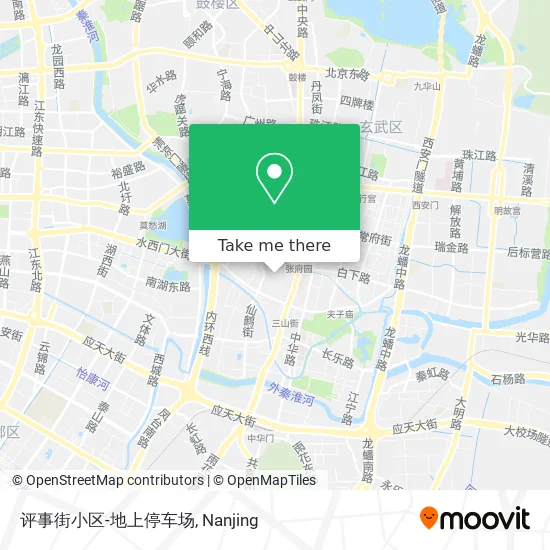 评事街小区-地上停车场 map
