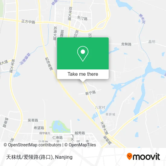 天秣线/爱陵路(路口) map