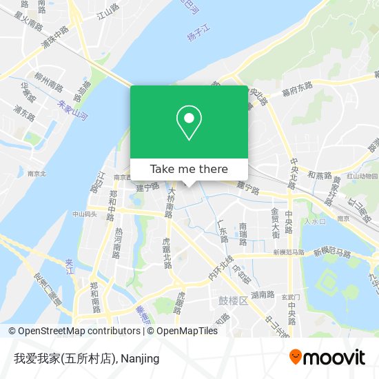 我爱我家(五所村店) map