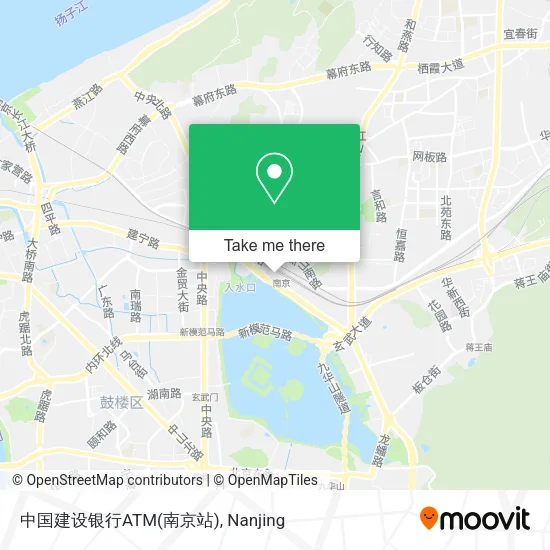 中国建设银行ATM(南京站) map