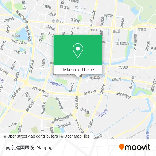 南京建国医院 map