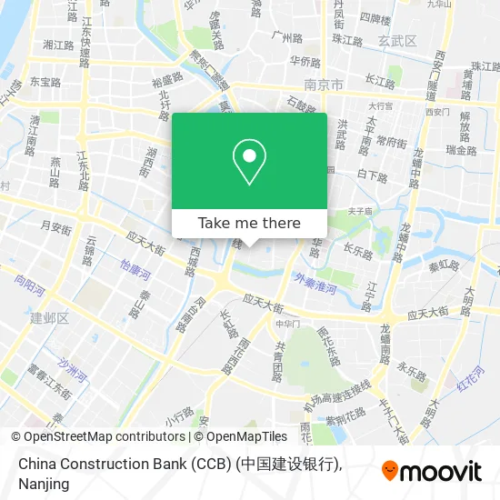 China Construction Bank (CCB) (中国建设银行) map