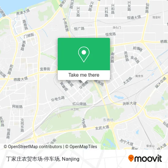 丁家庄农贸市场-停车场 map