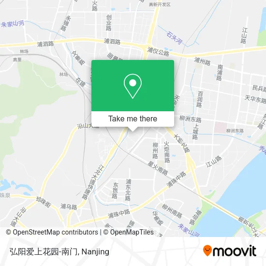 弘阳爱上花园-南门 map