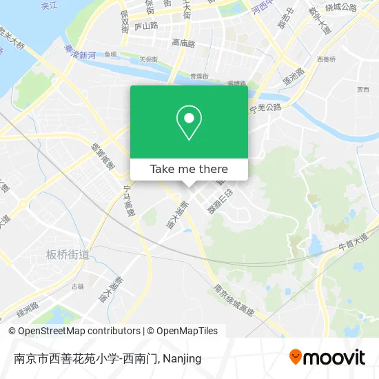 南京市西善花苑小学-西南门 map
