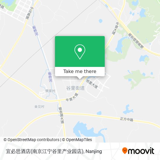 宜必思酒店(南京江宁谷里产业园店) map