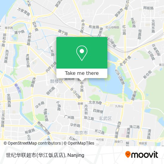 世纪华联超市(华江饭店店) map
