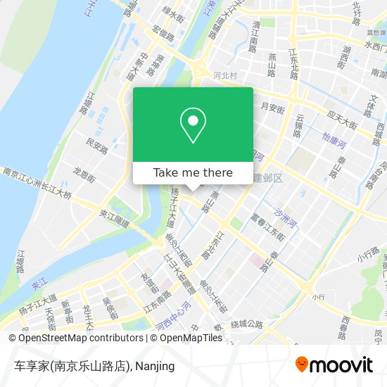 车享家(南京乐山路店) map