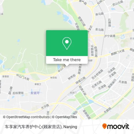 车享家汽车养护中心(顾家营店) map