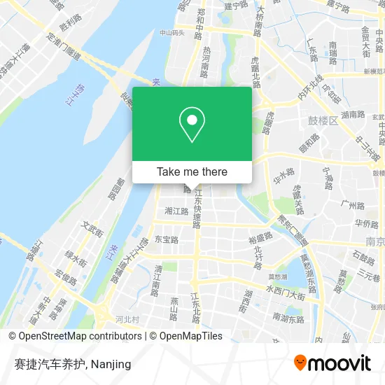 赛捷汽车养护 map