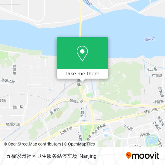 五福家园社区卫生服务站停车场 map