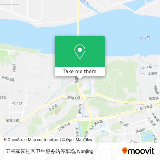 五福家园社区卫生服务站停车场 map