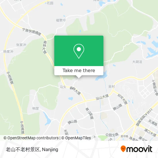 老山不老村景区 map