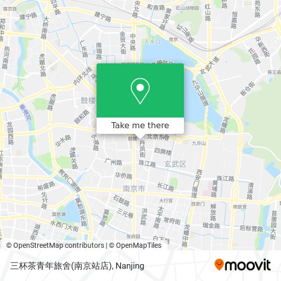 三杯茶青年旅舍(南京站店) map