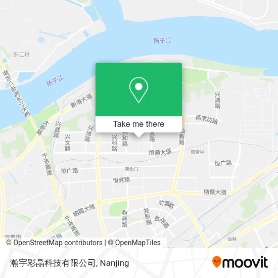 瀚宇彩晶科技有限公司 map