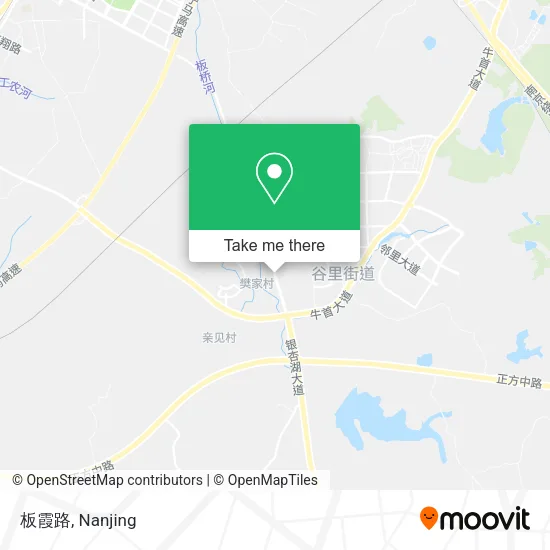 板霞路 map