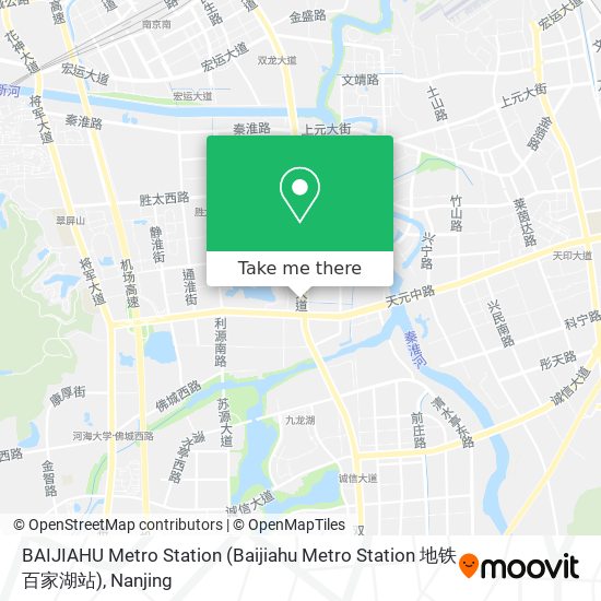 BAIJIAHU Metro Station (Baijiahu Metro Station 地铁百家湖站) map