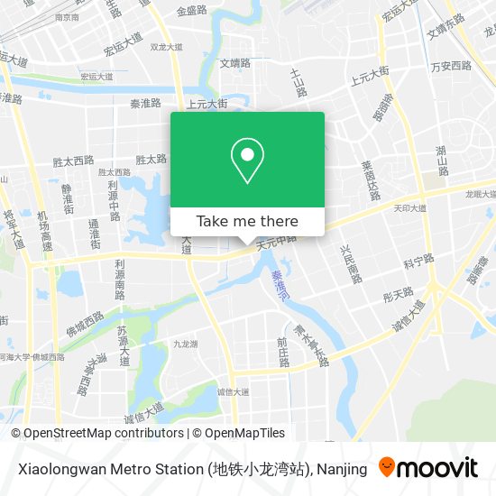 Xiaolongwan Metro Station (地铁小龙湾站) map