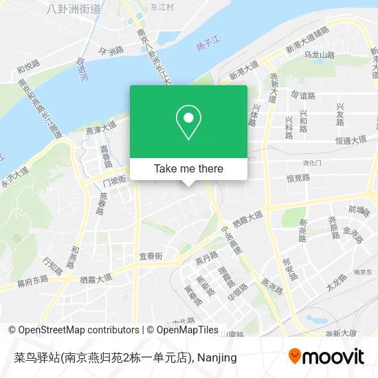 菜鸟驿站(南京燕归苑2栋一单元店) map